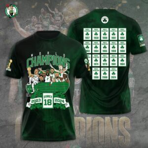 Boston Celtics Winner NBA 2024 Champion Final Unisex Performance T-Shirt GBC1248