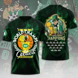 Boston Celtics Winner NBA 2024 Champion Final Unisex Performance T-Shirt GBC1249