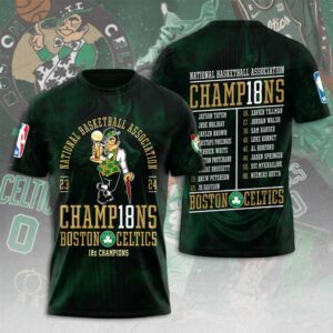 Boston Celtics Winner NBA 2024 Champion Final Unisex Performance T-Shirt GBC1252