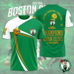 Boston Celtics Winner NBA 2024 Champion Final Unisex Performance T-Shirt GBC1254