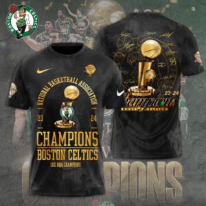 Boston Celtics Winner NBA 2024 Champion Final Unisex Performance T-Shirt GBC1255