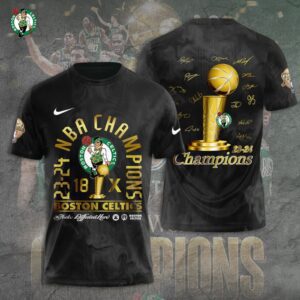 Boston Celtics Winner NBA 2024 Champion Final Unisex Performance T-Shirt GBC1256
