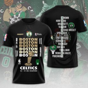 Boston Celtics Winner NBA 2024 Champion Final Unisex Performance T-Shirt GBC1266
