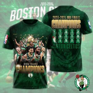 Boston Celtics Winner NBA 2024 Champion Final Unisex Performance T-Shirt GBC1273