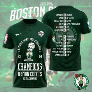 Boston Celtics Winner NBA 2024 Champion Final Unisex Performance T-Shirt GBC1275