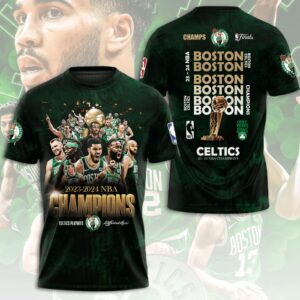 Boston Celtics Winner NBA 2024 Champion Final Unisex Performance T-Shirt GBC1278
