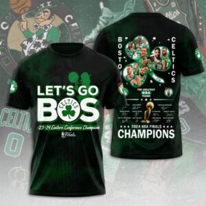 Boston Celtics Winner NBA 2024 Champion Final Unisex Performance T-Shirt GBC1285