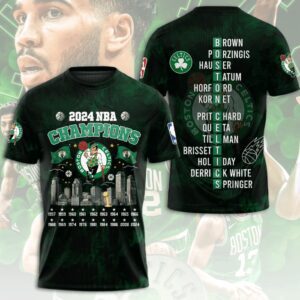 Boston Celtics Winner NBA 2024 Champion Final Unisex Performance T-Shirt GBC1286