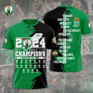 Boston Celtics Winner NBA 2024 Champion Final Unisex Performance T-Shirt GBC1287