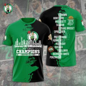 Boston Celtics Winner NBA 2024 Champion Final Unisex Performance T-Shirt GBC1291