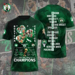 Boston Celtics Winner NBA 2024 Champion Final Unisex Performance T-Shirt GBC1292