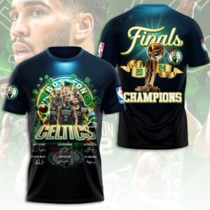 Boston Celtics Winner NBA 2024 Champion Final Unisex Performance T-Shirt GBC1293