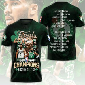 Boston Celtics Winner NBA 2024 Champion Final Unisex Performance T-Shirt GBC1295