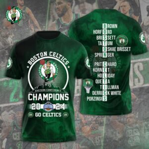 Boston Celtics Winner NBA 2024 Champion Final Unisex Performance T-Shirt GBC1300