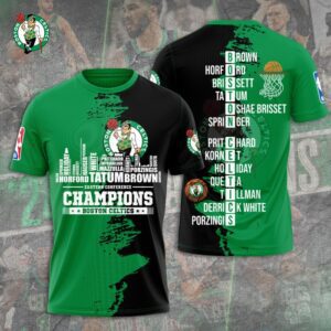 Boston Celtics Winner NBA 2024 Champion Final Unisex Performance T-Shirt GBC1311