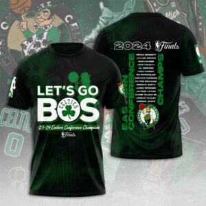 Boston Celtics Winner NBA 2024 Champion Final Unisex Performance T-Shirt GBC1314
