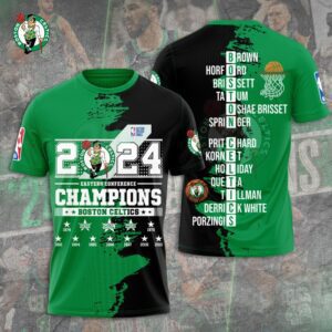 Boston Celtics Winner NBA 2024 Champion Final Unisex Performance T-Shirt GBC1319