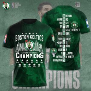 Boston Celtics Winner NBA 2024 Champion Final Unisex Performance T-Shirt GBC1327