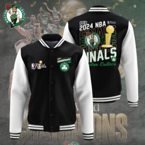Boston Celtics Winner NBA 2024 Champion Final Varsity Jacket Baseball Button Jacket GBC1107