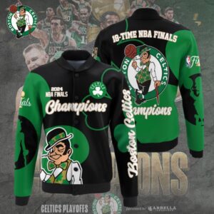 Boston Celtics Winner NBA 2024 Champion Final Varsity Jacket Baseball Button Jacket GBC1108