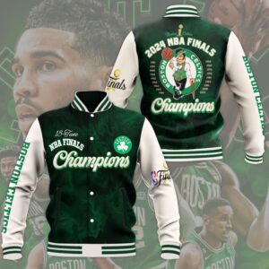 Boston Celtics Winner NBA 2024 Champion Final Varsity Jacket Baseball Button Jacket GBC1109