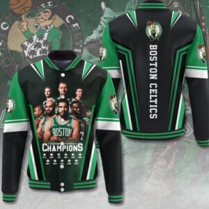 Boston Celtics Winner NBA 2024 Champion Final Varsity Jacket Baseball Button Jacket GBC1112