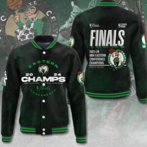 Boston Celtics Winner NBA 2024 Champion Final Varsity Jacket Baseball Button Jacket GBC1113
