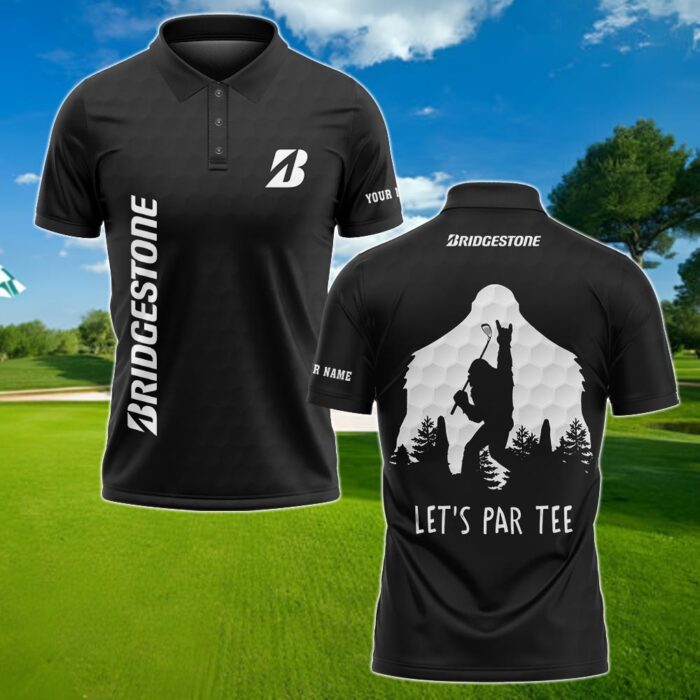 Bridgestone Bigfoot Let's Par Tee Personalized Golf Polo Shirt