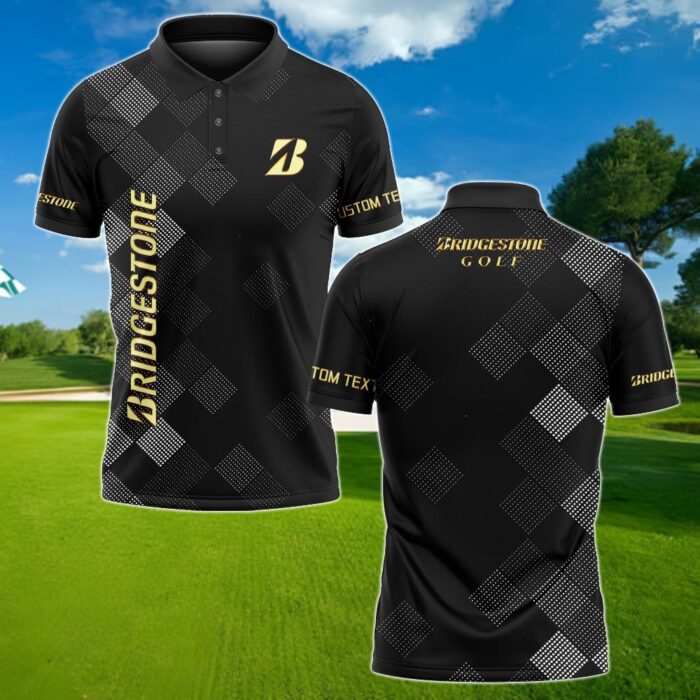 Bridgestone Golf Polo Shirt Custom Name