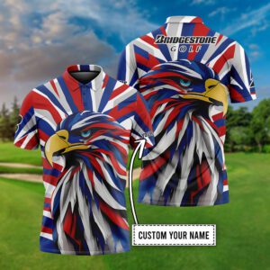 Bridgestone Personalized Honored Wings Golf Polo Shirt