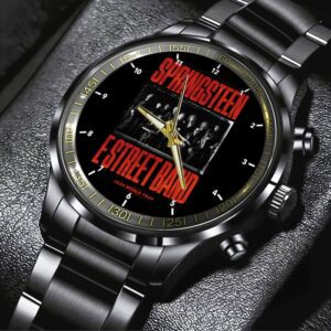 Bruce Springsteen Black Stainless Steel Watch GSW1330