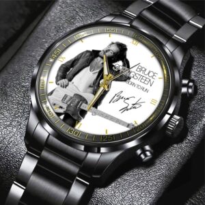 Bruce Springsteen Black Stainless Steel Watch GSW1470