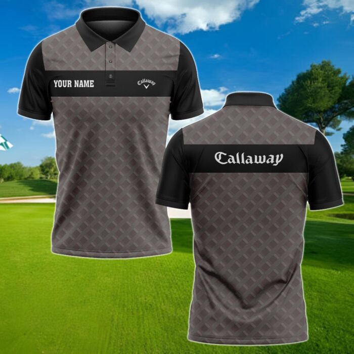 Callaway Custom Name Golf Polo Shirts 2024