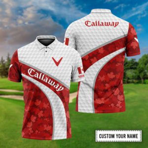 Callaway Golf X Canada Personalized Polo Shirt