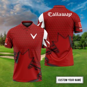 Callaway Golf X Canada Personalized Polo Shirt