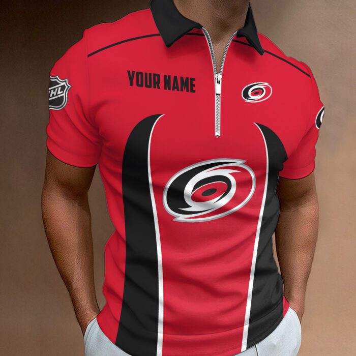 Carolina Hurricanes Zipper Polo Shirt