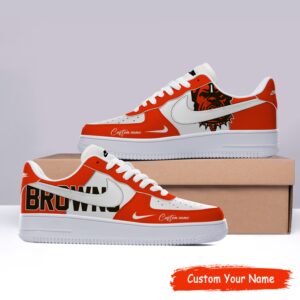 Cleveland Browns Air Force 1 Sneakers AF1 Limited Shoes WAF1070