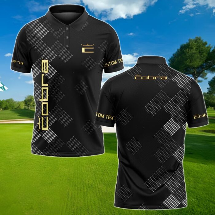 Cobra Golf Polo Shirt Custom Name