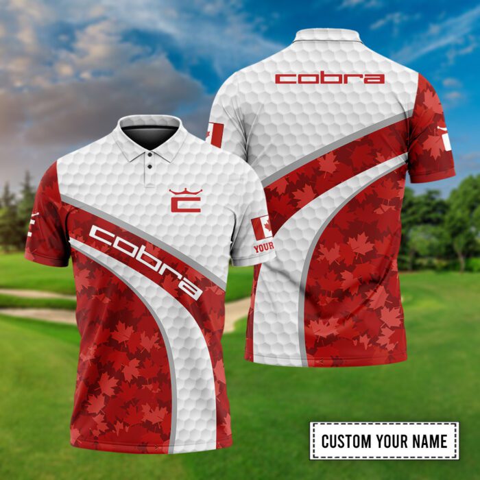 Cobra Golf X Canada Personalized Polo Shirt