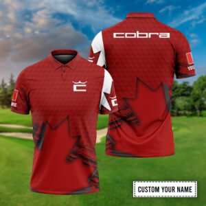 Cobra Golf X Canada Personalized Polo Shirt