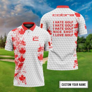 Cobra Golf X Canada Personalized Polo Shirt