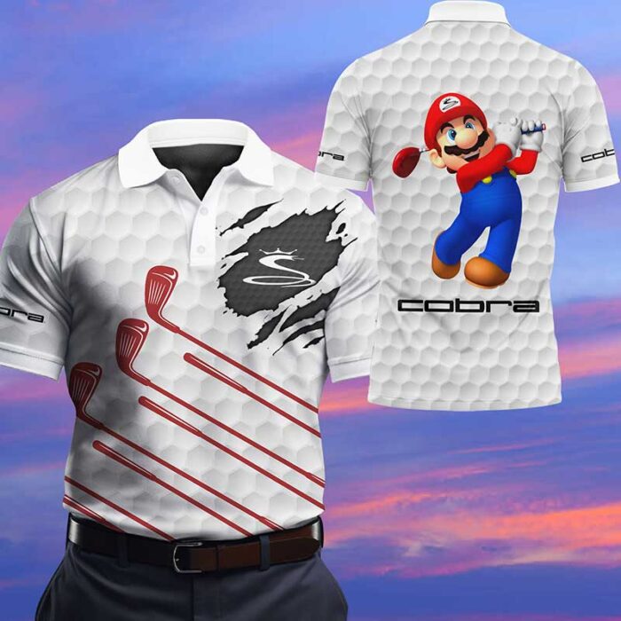 Cobra Mario Personalized Golf Polo Shirt