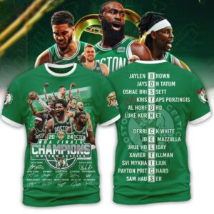 Congratulations Boston Celtics NBA Champions 2024 Unisex T-Shirt WBC1028