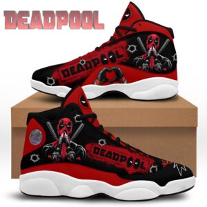 Deadpool AJ13 Sneakers Air Jordan 13 Shoes