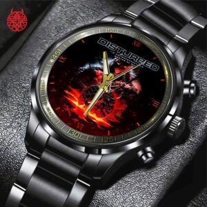 Disturbed Black Stainless Steel Watch GSW1252