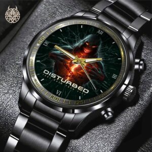 Disturbed Black Stainless Steel Watch GSW1253