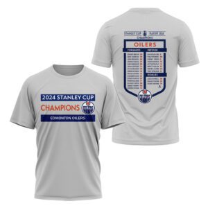 Edmonton Oilers 2024 Stanley Cup Final T-Shirt WTS2027