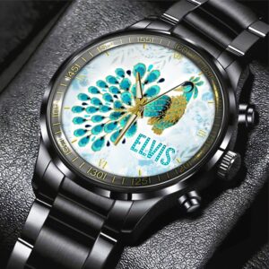 Elvis Presley Black Stainless Steel Watch GSW1430