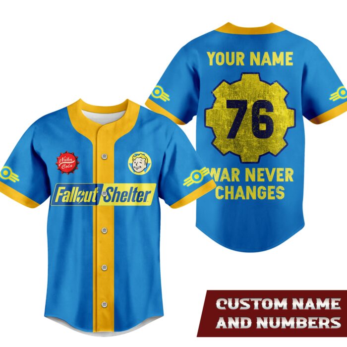 Fallout Baseball Jersey FTV1004