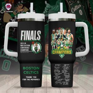 Finals 2023-24 NBA Eastern Conference Champions Boston Celtics Thank You For The Memories Stanley Tumbler 40OZ